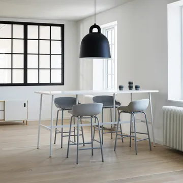Hyg 吧台椅款式金属腿65cm - 灰色 - Normann Copenhagen