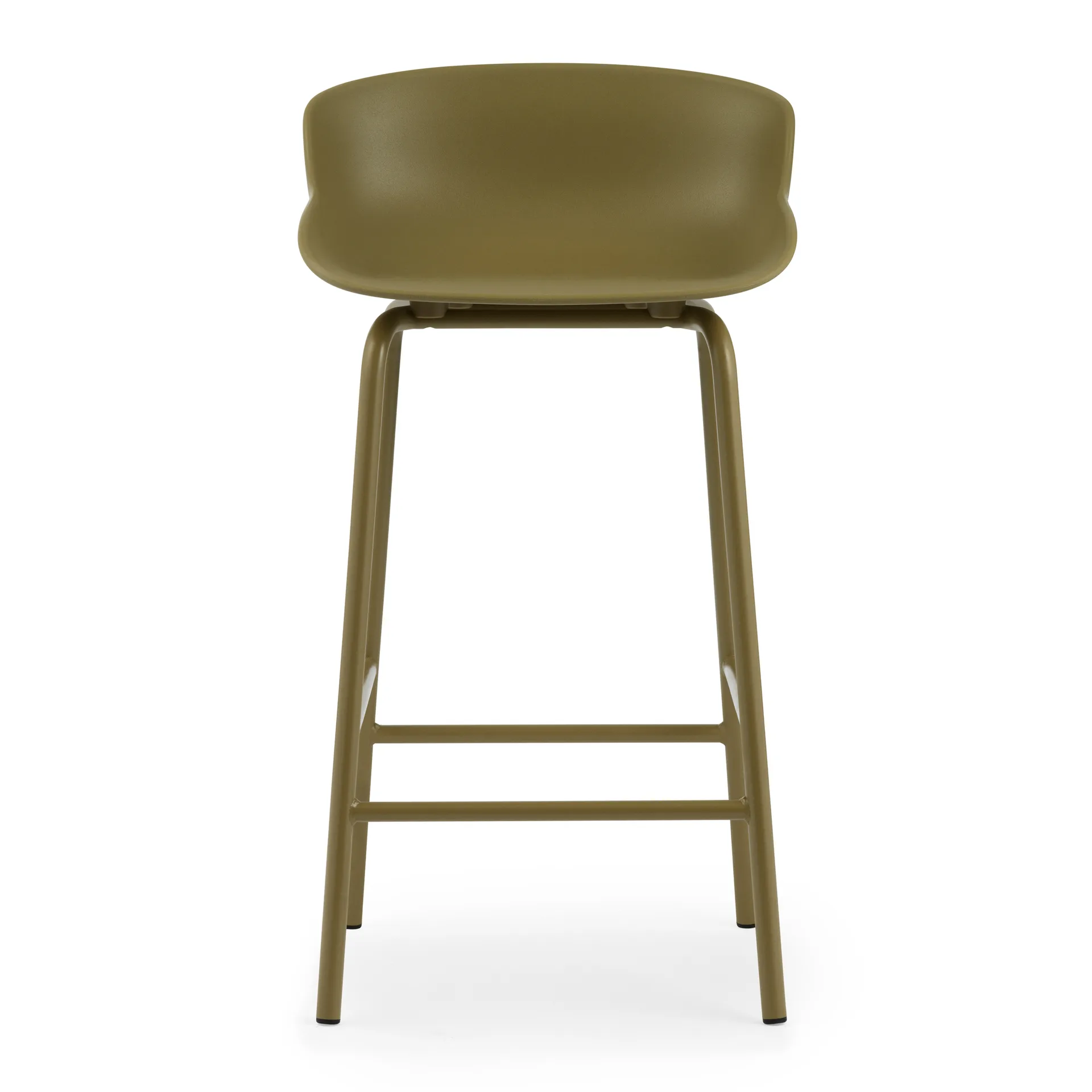 Hyg 吧台椅 金属腿65cm, 橄榄绿 Normann Copenhagen