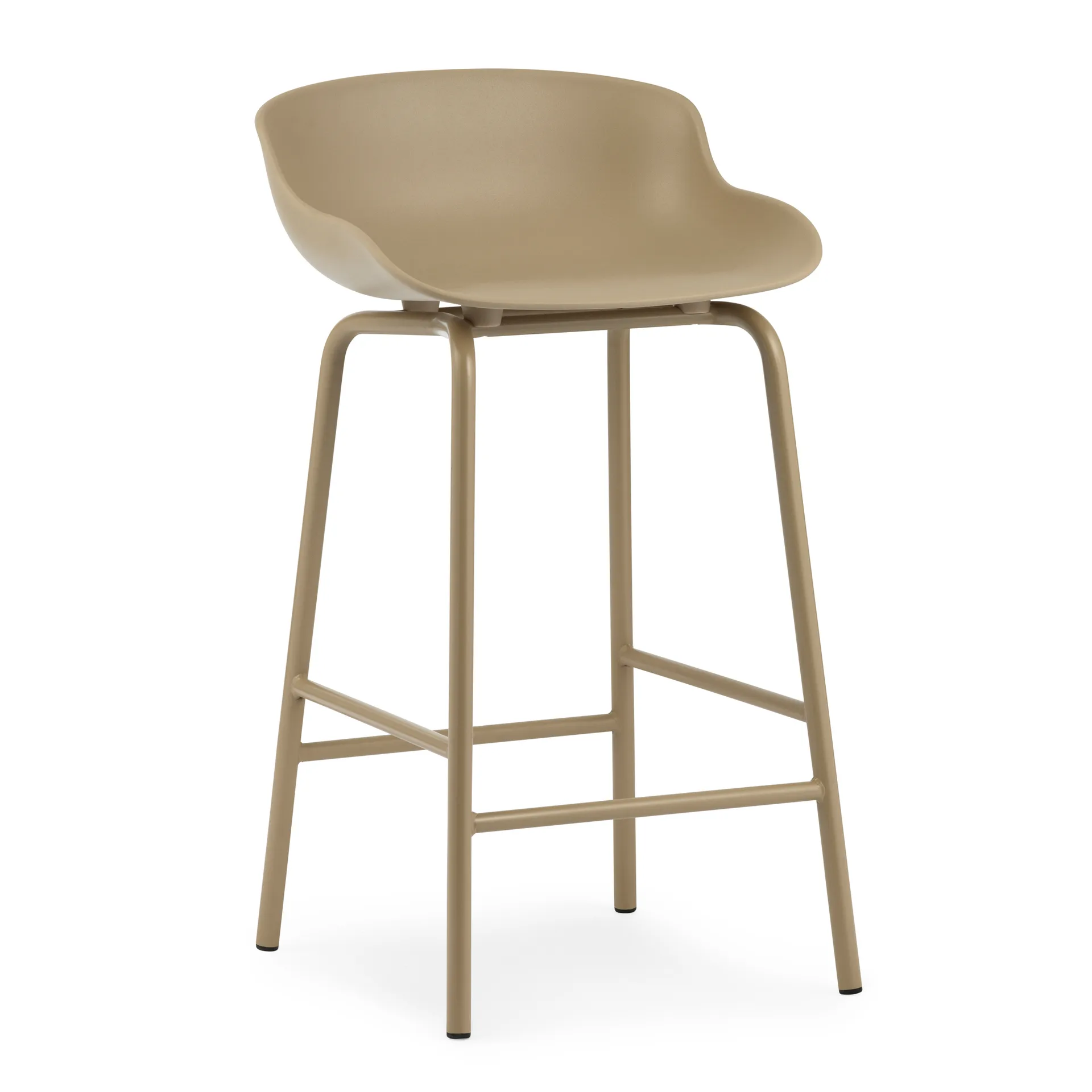 Hyg 吧台椅 金属腿65cm, 沙色 Normann Copenhagen