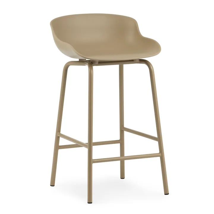 Hyg 吧台椅 金属腿65cm - 沙色 - Normann Copenhagen