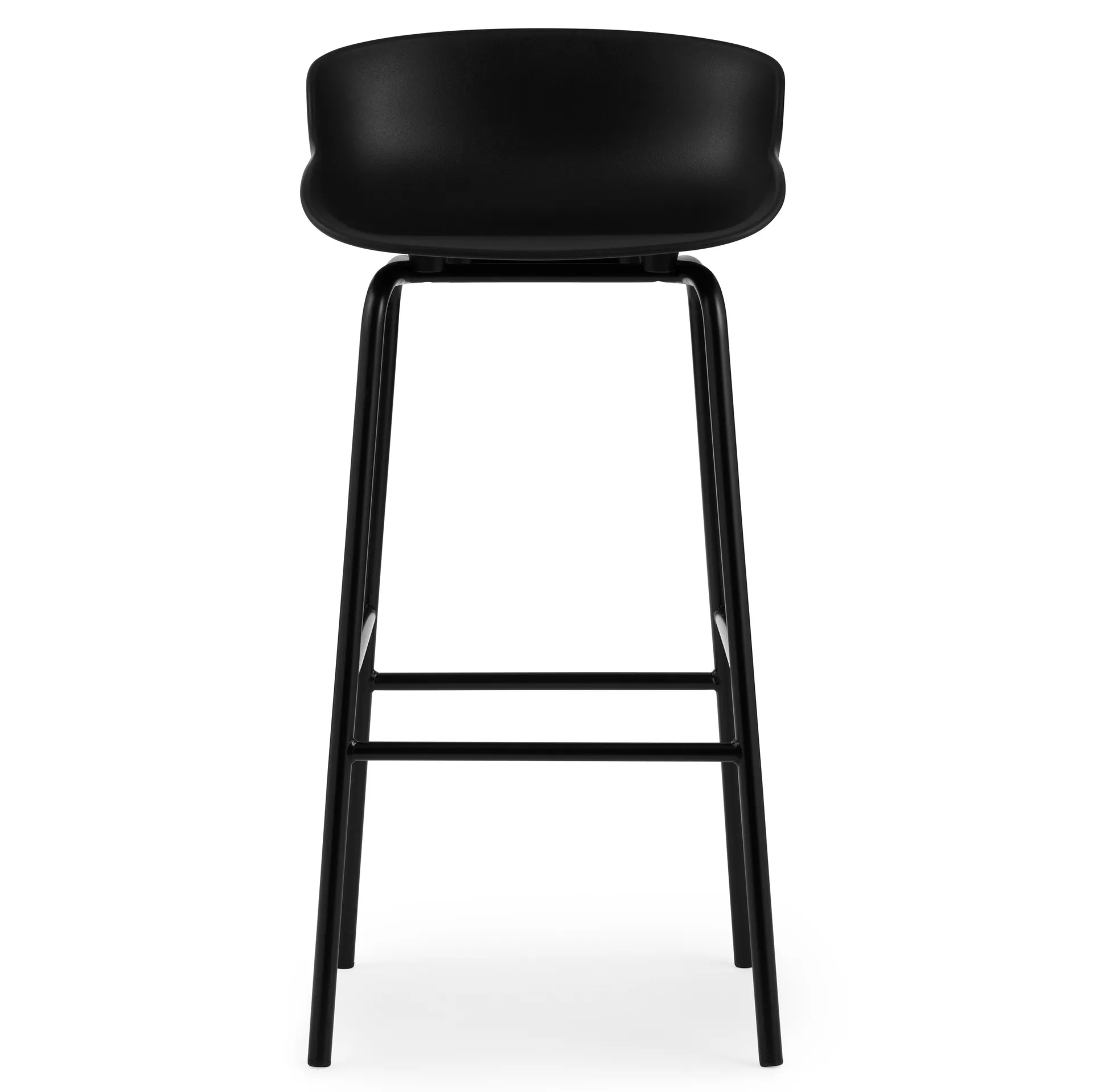 Hyg barstool metal legs 75 cm, 黑色 Normann Copenhagen