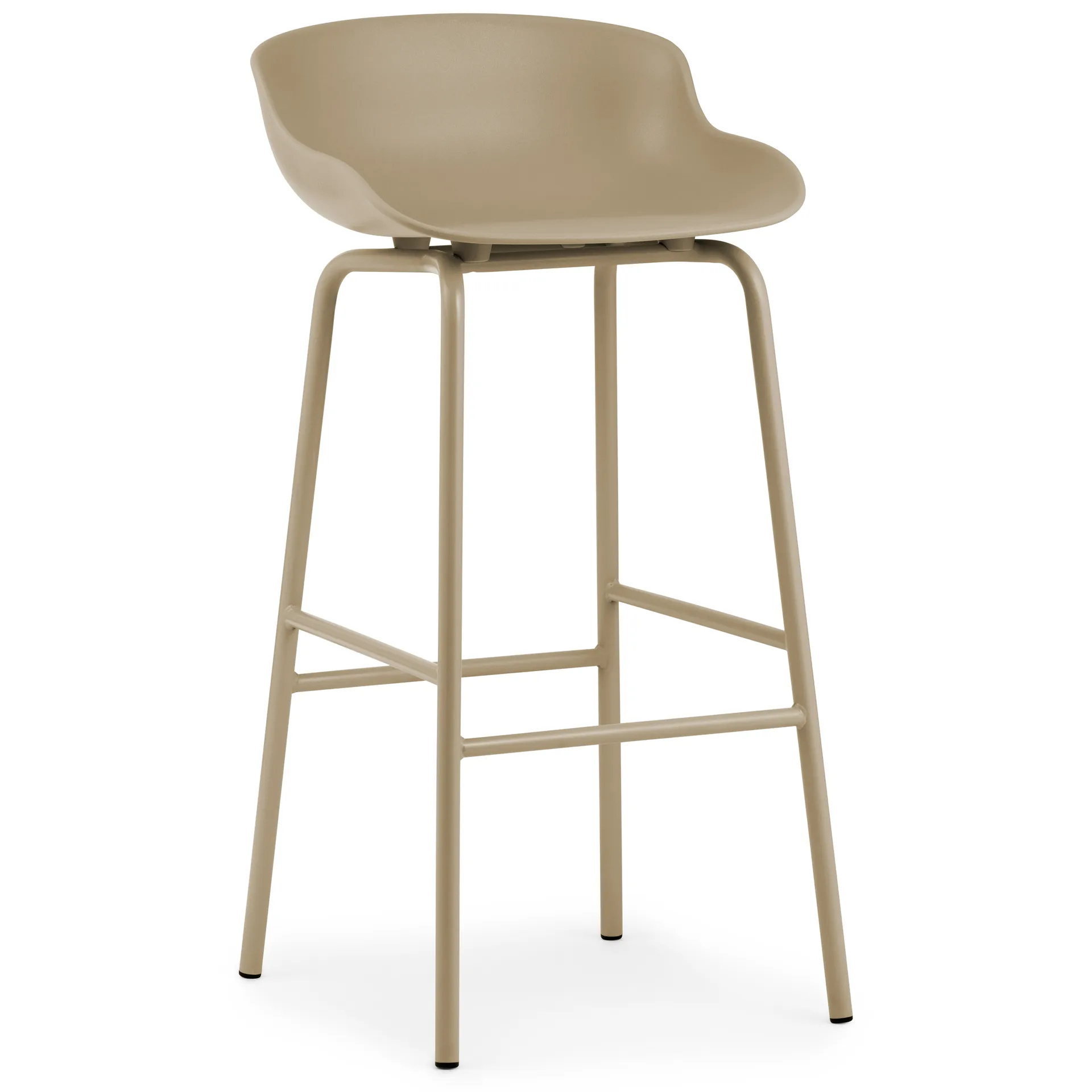 Hyg barstool metal legs 75 cm, 沙色 Normann Copenhagen