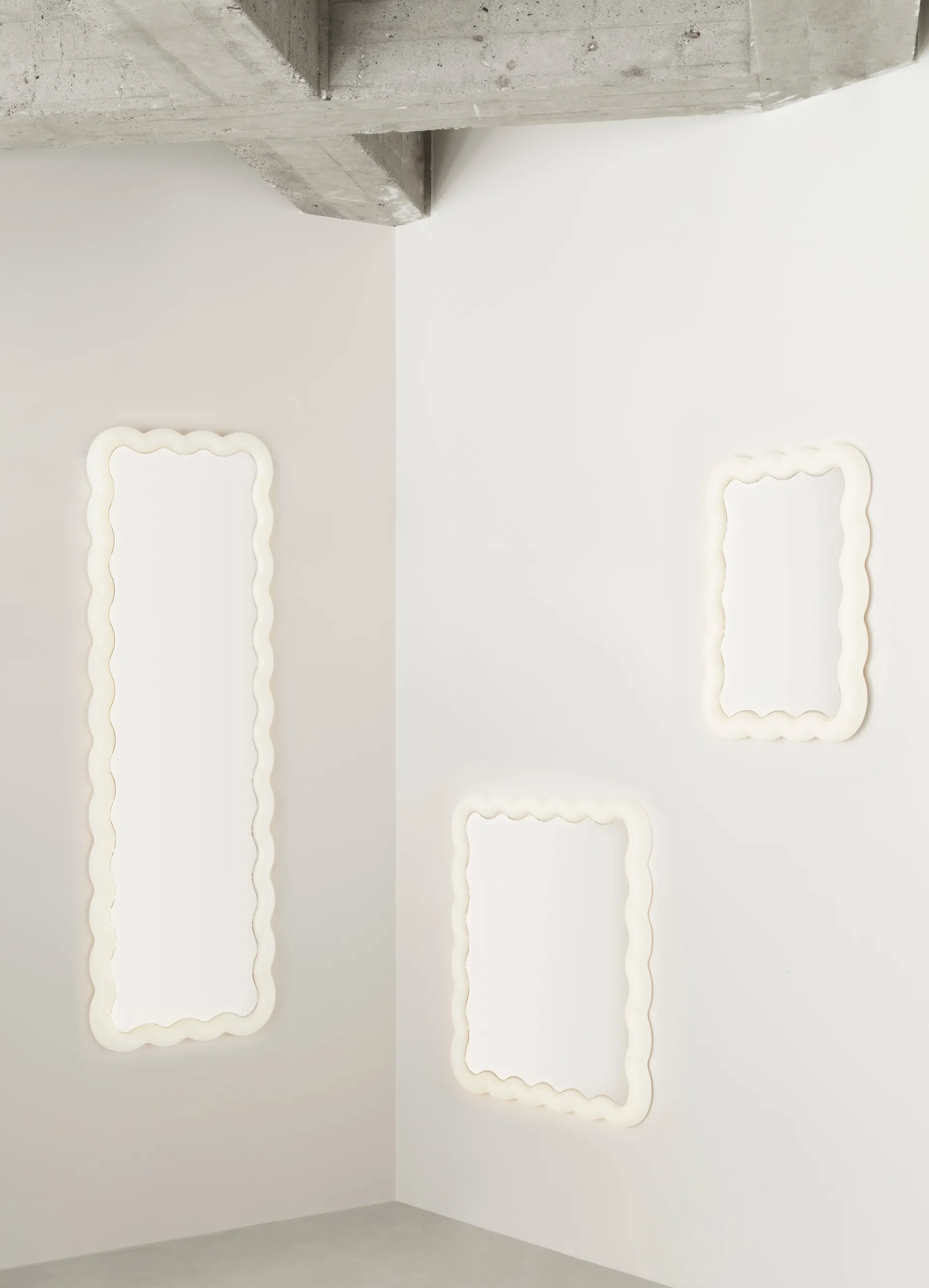 Illu 镜子 65x50cm, 白色 Normann Copenhagen