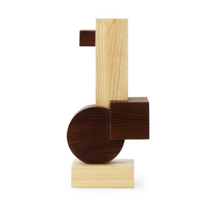 Join 中号雕塑 - 白蜡木色_碳化白蜡木色 - Normann Copenhagen