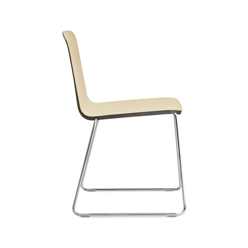 Just 北欧简约风格餐椅, 黑色_黑色_edge_黑色金属支架 Normann Copenhagen