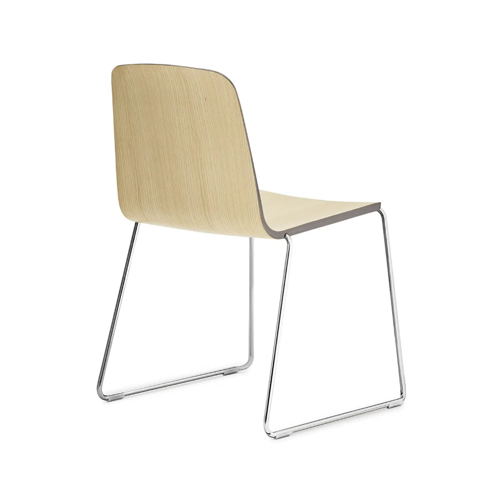 Just 北欧简约风格餐椅, 黑色_黑色_edge_黑色金属支架 Normann Copenhagen