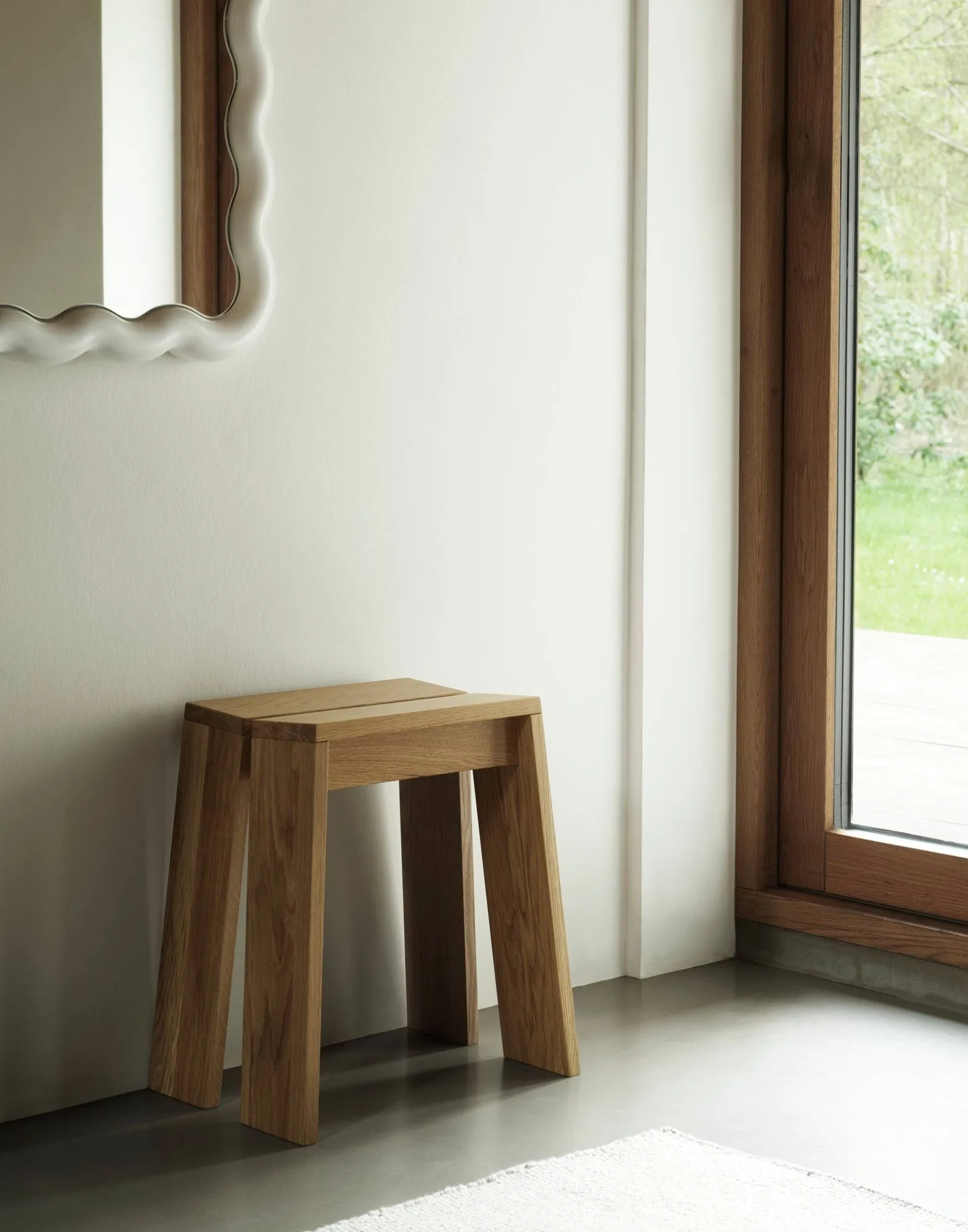 Let 北欧简约凳子小凳, 橡木色 Normann Copenhagen