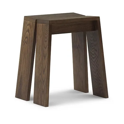 Let 北欧简约凳子小凳, 棕色染色白蜡木 Normann Copenhagen