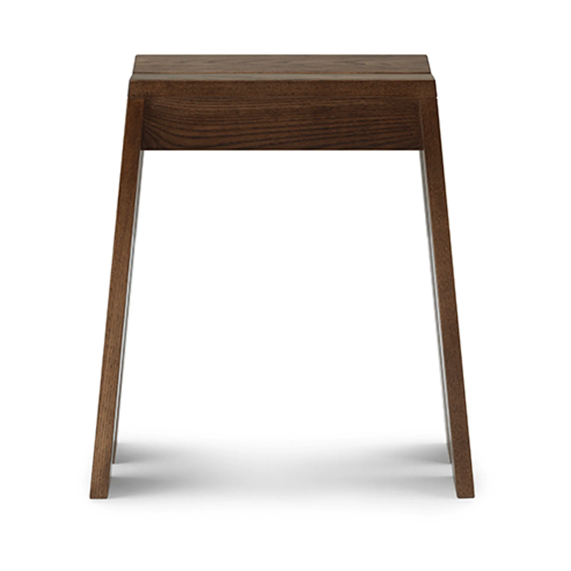Let 北欧简约凳子小凳, 棕色染色白蜡木 Normann Copenhagen