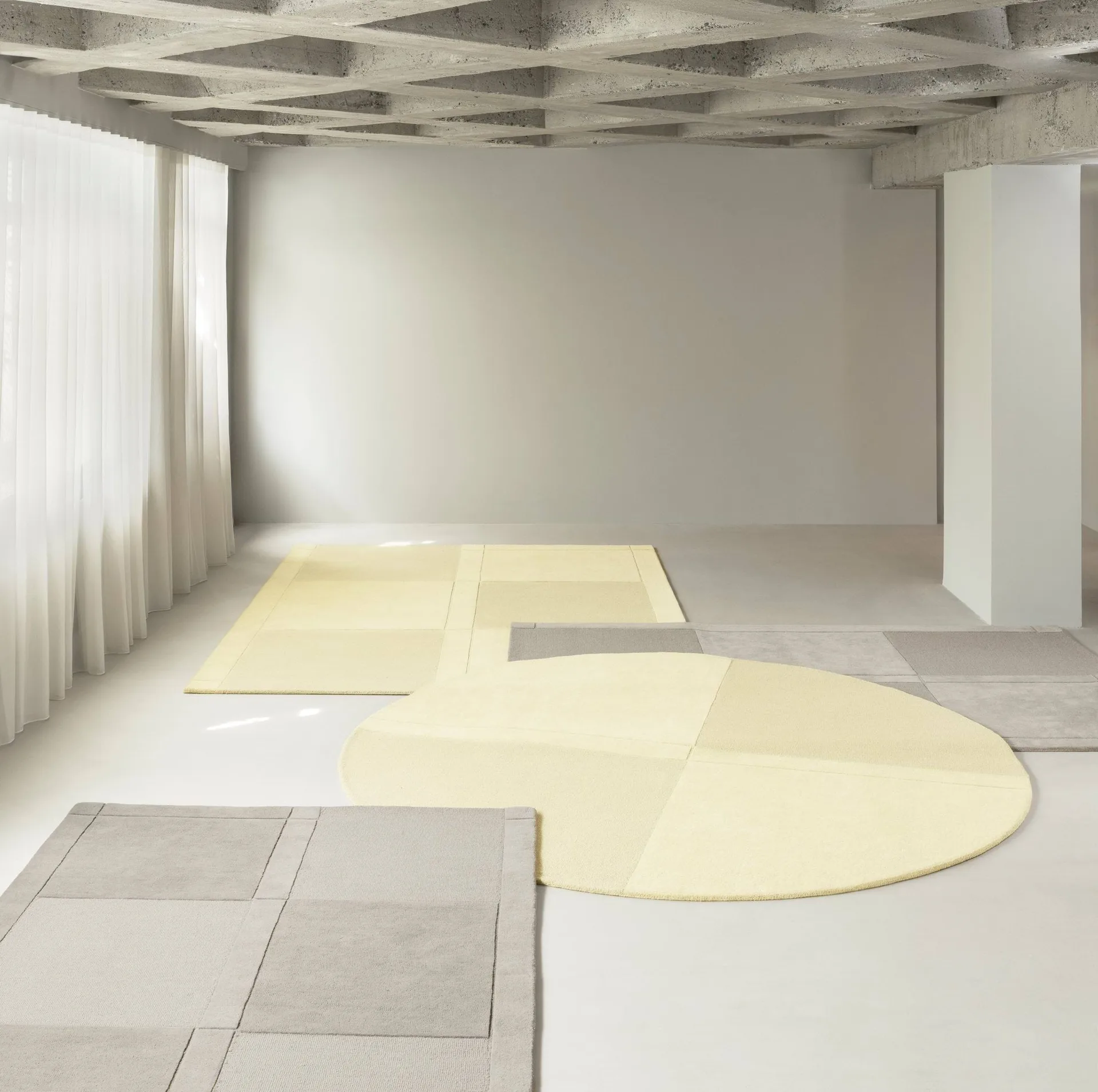Level 羊毛地毯, 浅黄色_170x240cm Normann Copenhagen