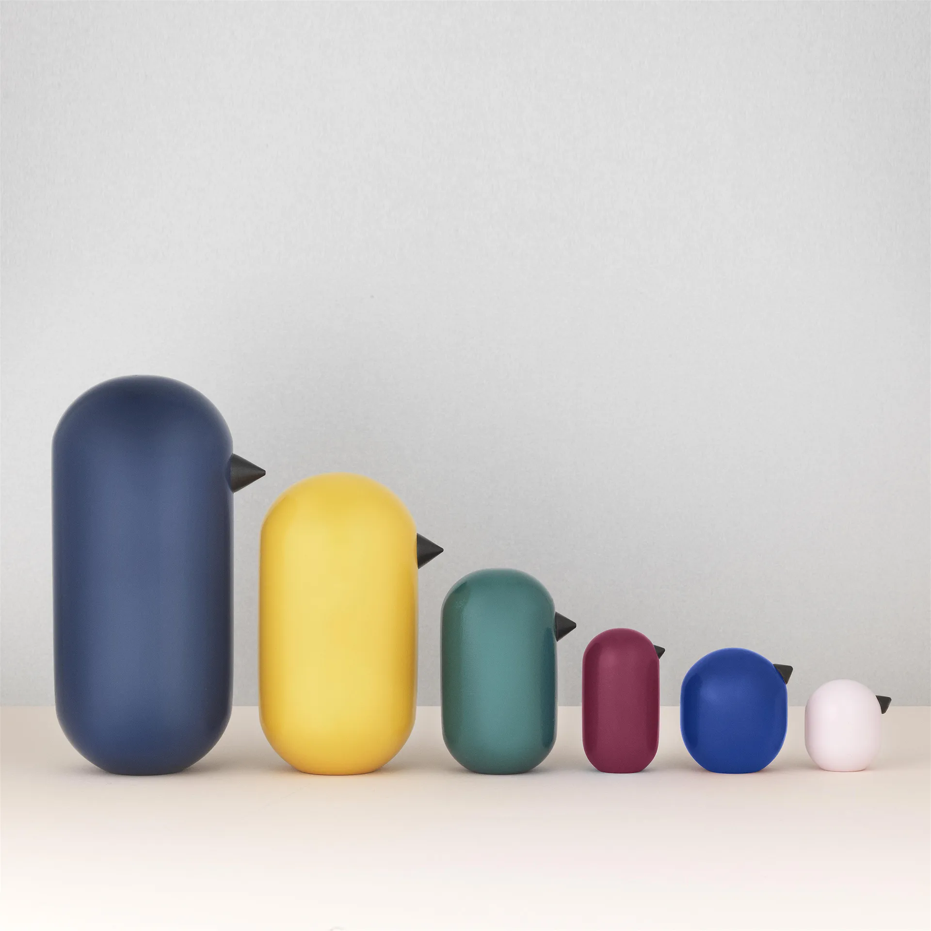 Little Bird 彩色款, 玫瑰色_3cm Normann Copenhagen