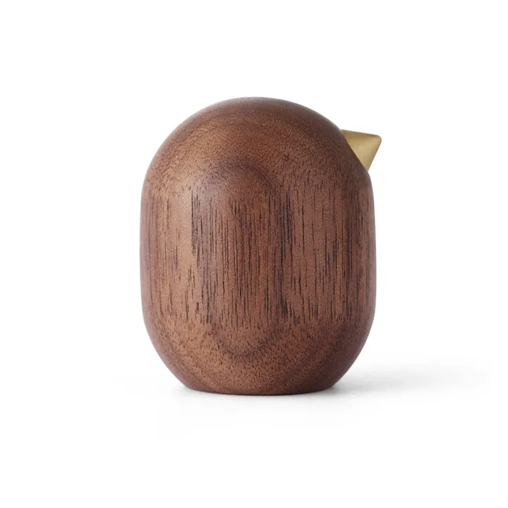 Little Bird 胡桃木造型摆件 - 4.5cm - Normann Copenhagen