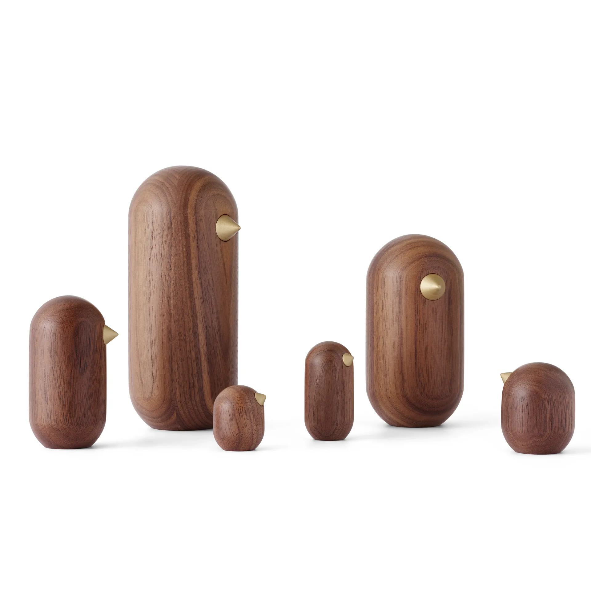 Little Bird 胡桃木造型摆件, 5cm Normann Copenhagen