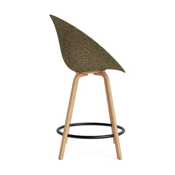 Mat Bar Armchair 扶手椅 65cm - 海藻色_山毛榉_黑色钢材 - Normann Copenhagen