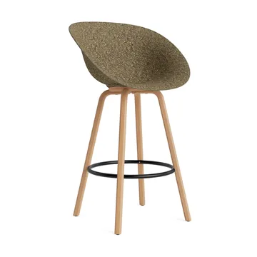 Mat Bar Armchair 扶手椅 75cm - 海藻色_山毛榉_黑色钢材 - Normann Copenhagen