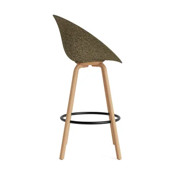 Mat Bar Armchair 扶手椅 75cm - 海藻色_山毛榉_黑色钢材 - Normann Copenhagen