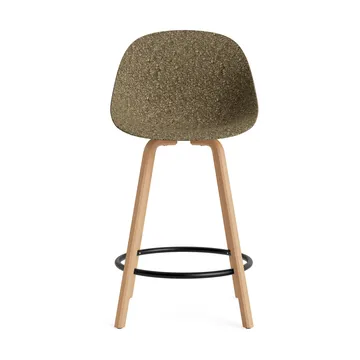 Mat Bar Chair 高脚凳 65cm - 海藻色_山毛榉_黑色钢材 - Normann Copenhagen