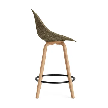 Mat Bar Chair 高脚凳 65cm - 海藻色_山毛榉_黑色钢材 - Normann Copenhagen