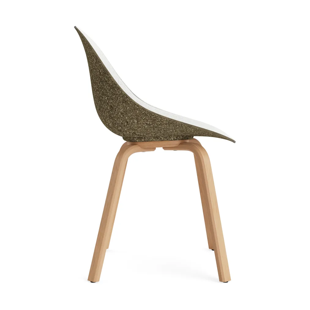 Mat 椅子 椅子 front upholstered, Hallingdal 110-seaweed-山毛榉木 Normann Copenhagen