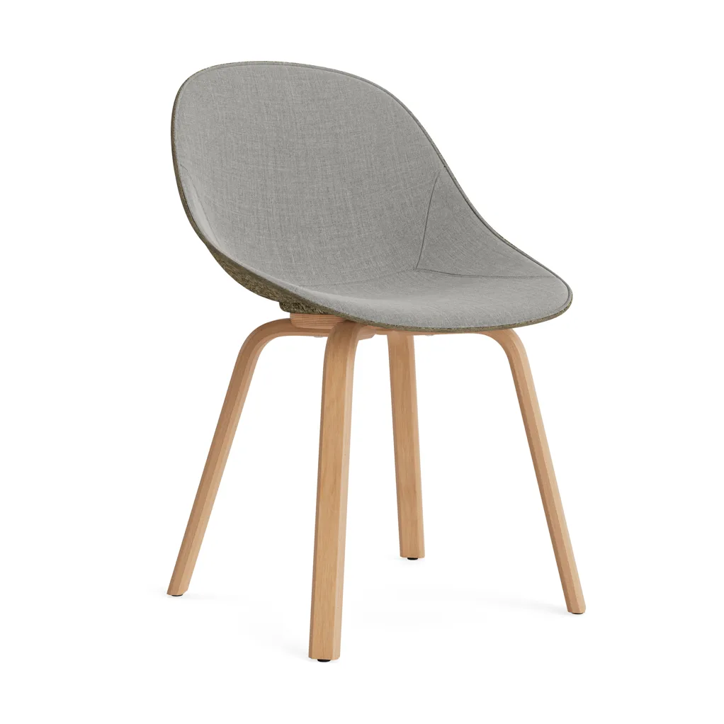 Mat 椅子 椅子 front upholstered, Remix 133-seaweed-山毛榉木 Normann Copenhagen