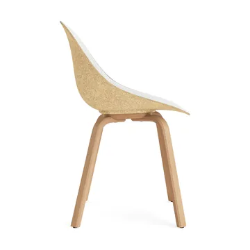 Mat 椅子 前饰面软包 - Hallingdal 110_麻色_山毛榉 - Normann Copenhagen