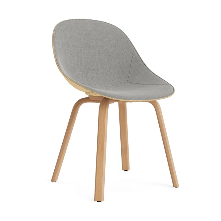 Mat 椅子 前饰面软包 - Remix 133_麻色_山毛榉 - Normann Copenhagen