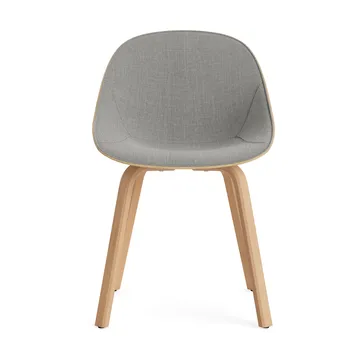 Mat 椅子 前饰面软包 - Remix 133_麻色_山毛榉 - Normann Copenhagen