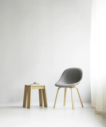 Mat 椅子 前饰面软包 - Remix 133_麻色_山毛榉 - Normann Copenhagen