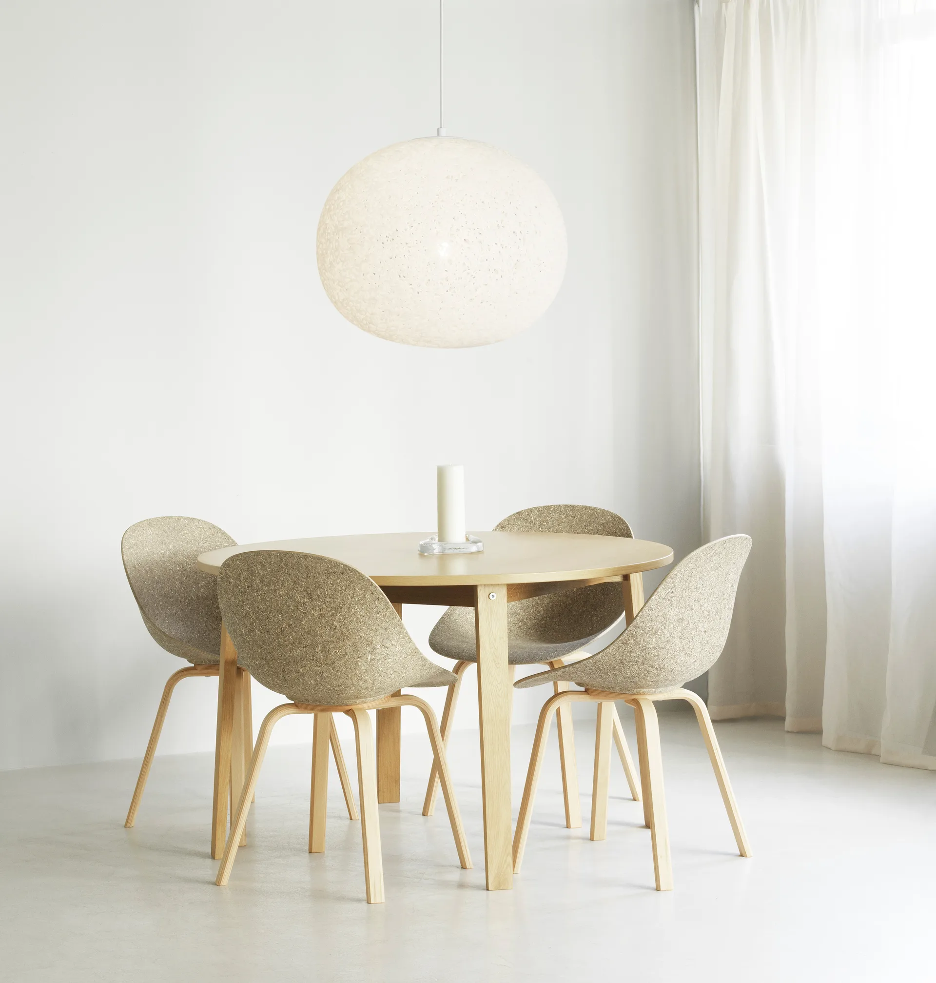 Mat 椅子, 海藻色_山毛榉 Normann Copenhagen