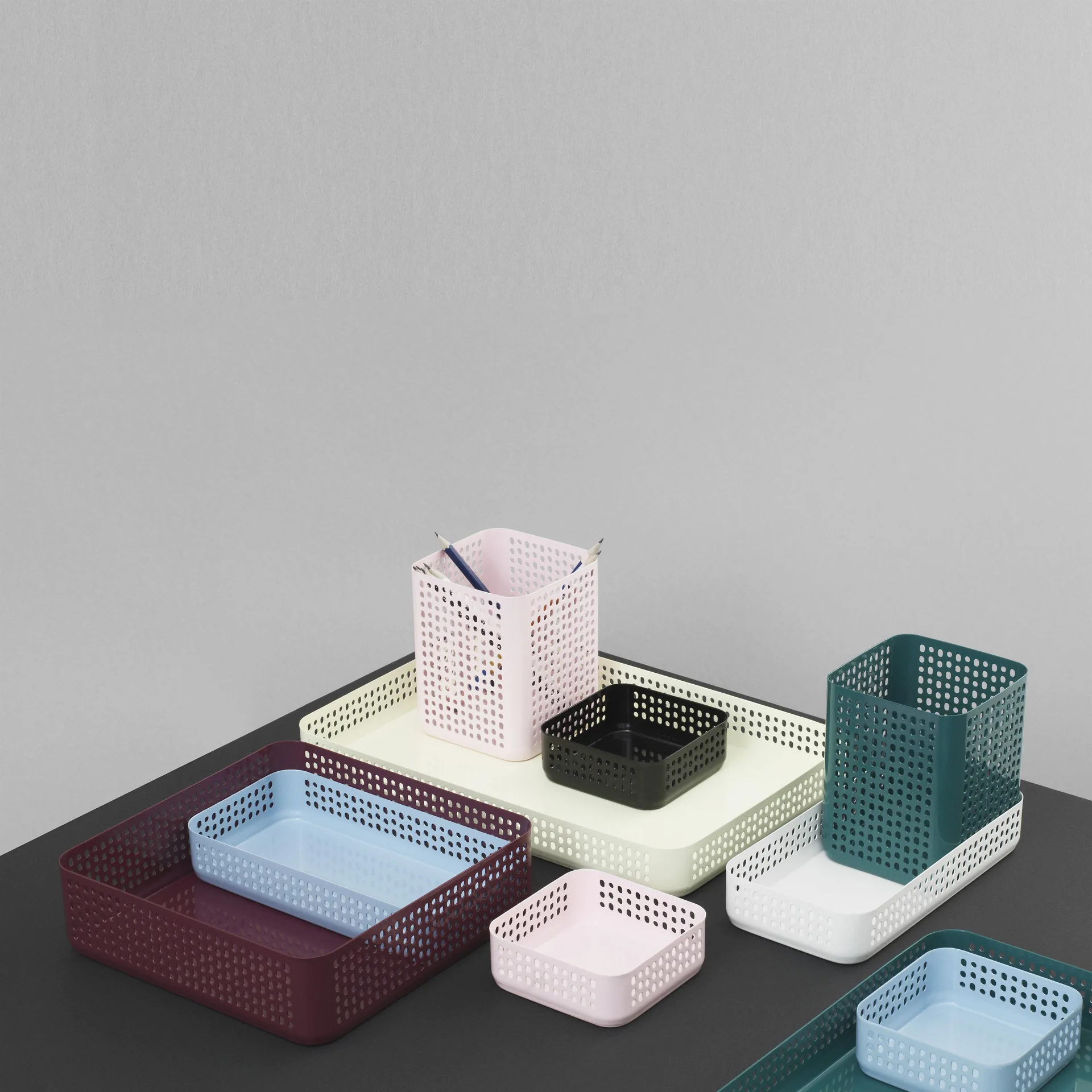 Normann Copenhagen 丹麦进口Nic Nac白色收纳托盘, large Normann Copenhagen