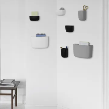 Normann Copenhagen 黑色壁挂收纳盒 - nr 2 - Normann Copenhagen