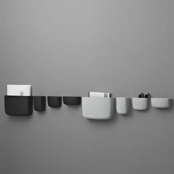 Normann Copenhagen 黑色壁挂收纳盒 - nr 3 - Normann Copenhagen