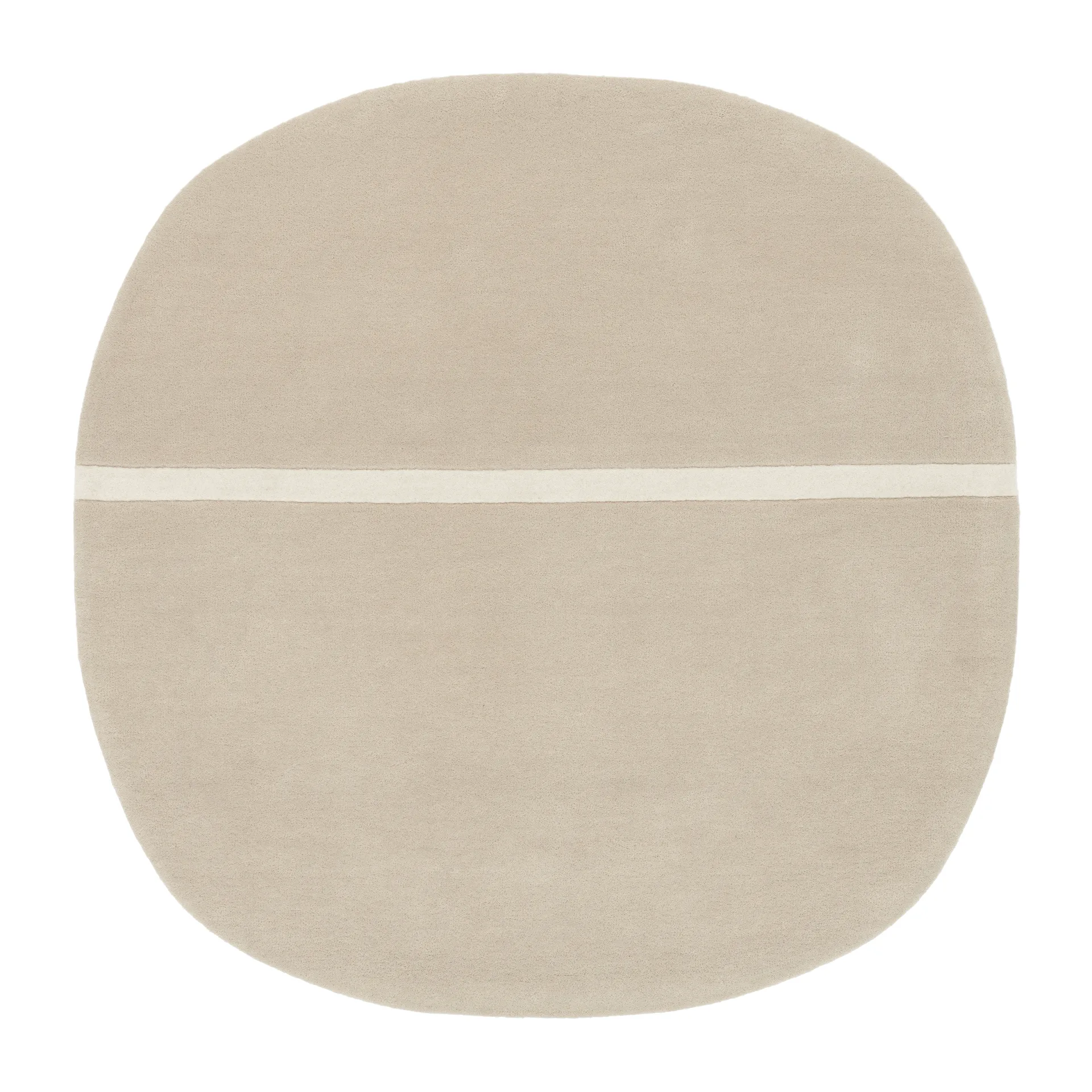 Oona 北欧地毯140x140cm, 沙色 Normann Copenhagen