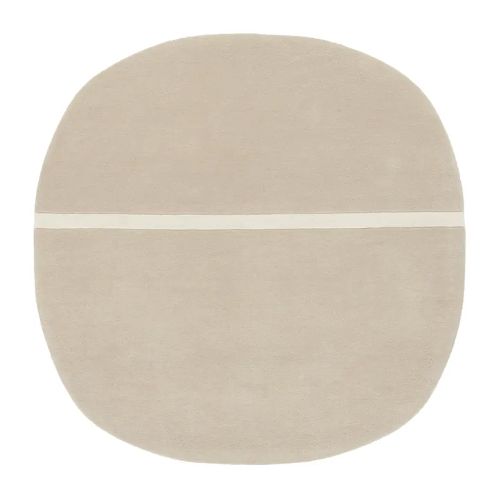 Oona 北欧地毯140x140cm - 沙色 - Normann Copenhagen
