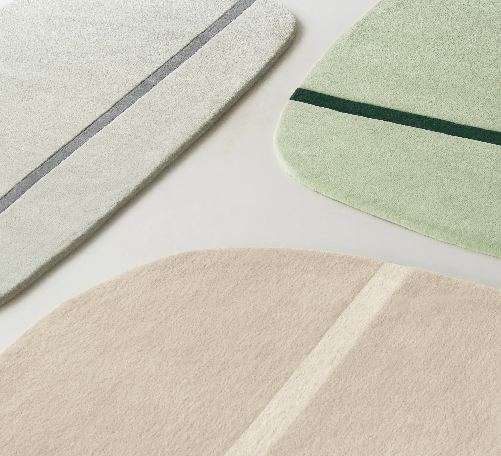 Oona 北欧地毯175x240cm, 沙色 Normann Copenhagen