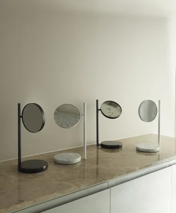 Pose 双面台式镜子 - 黑色 - Normann Copenhagen
