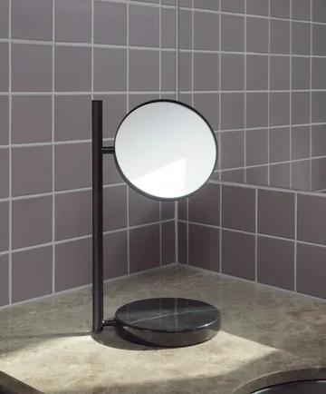 Pose 双面台式镜子 - 黑色 - Normann Copenhagen