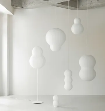Puff 吊灯顶杯配套电线2.5m - 白色 - Normann Copenhagen