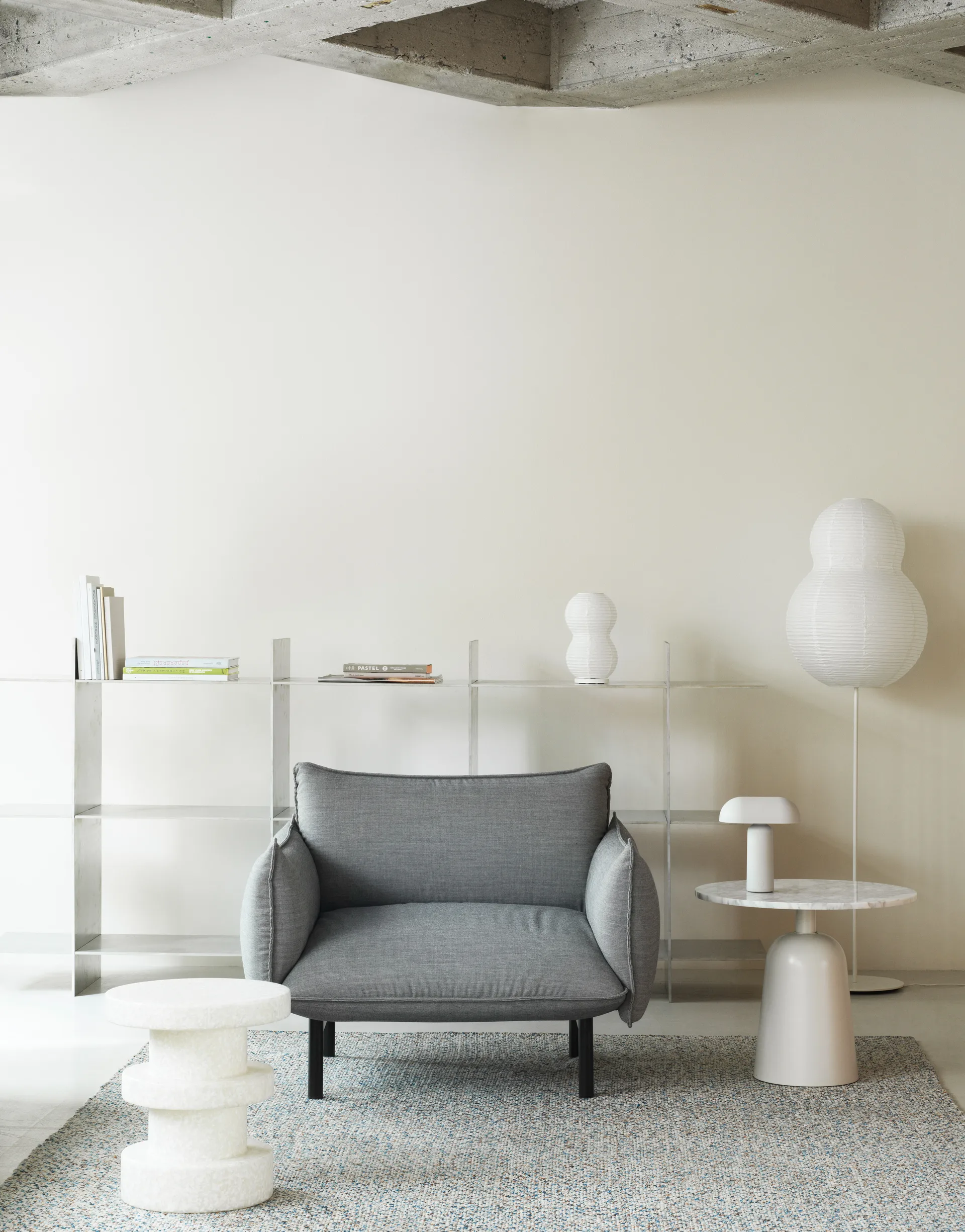 Puff Bubble落地灯, 白色 Normann Copenhagen