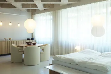 Puff Twist灯罩50x90cm - 白色 - Normann Copenhagen