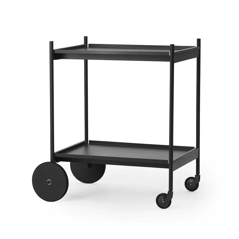 Rul serving cart, 黑色 Normann Copenhagen