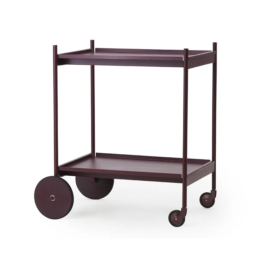 Rul serving cart, 酒红色 红色 Normann Copenhagen