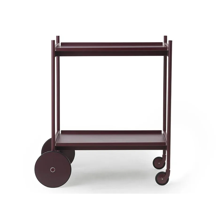 Rul serving cart, 酒红色 红色 Normann Copenhagen