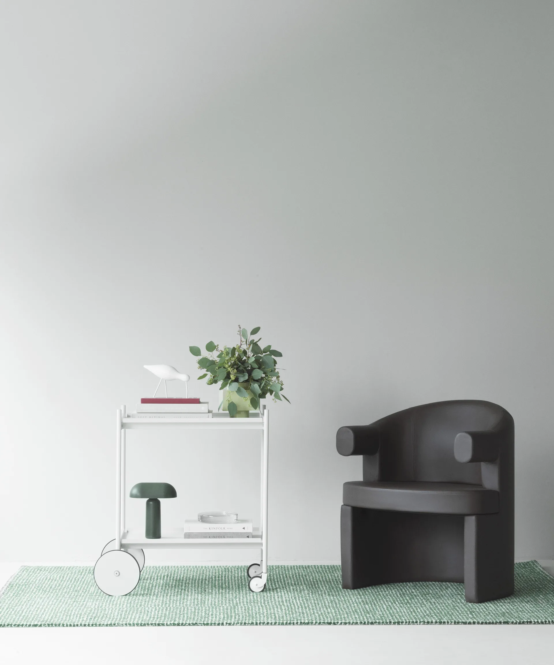 Rul serving cart, 白色 Normann Copenhagen