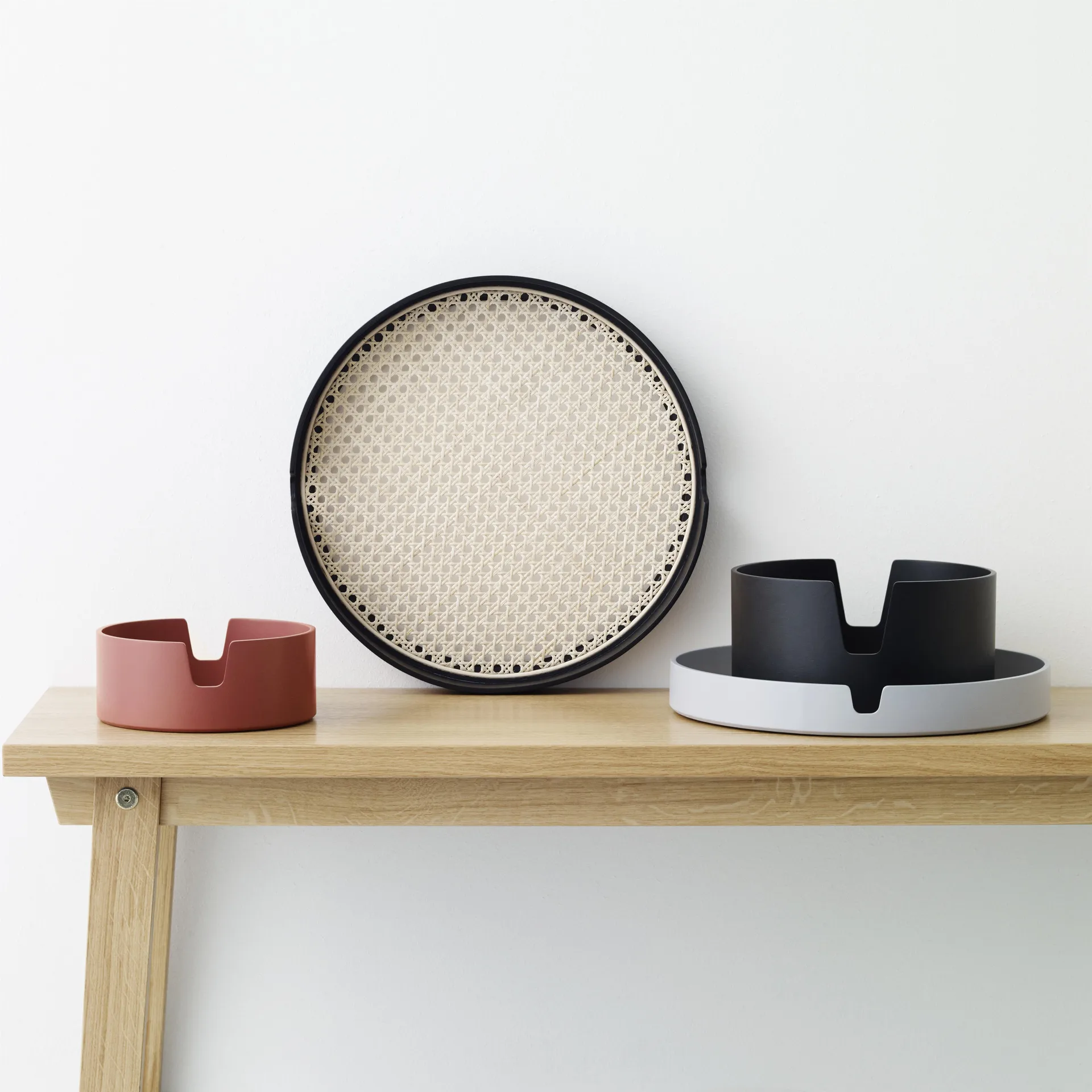 Salon 托盘 直径40cm, 黑色 Normann Copenhagen