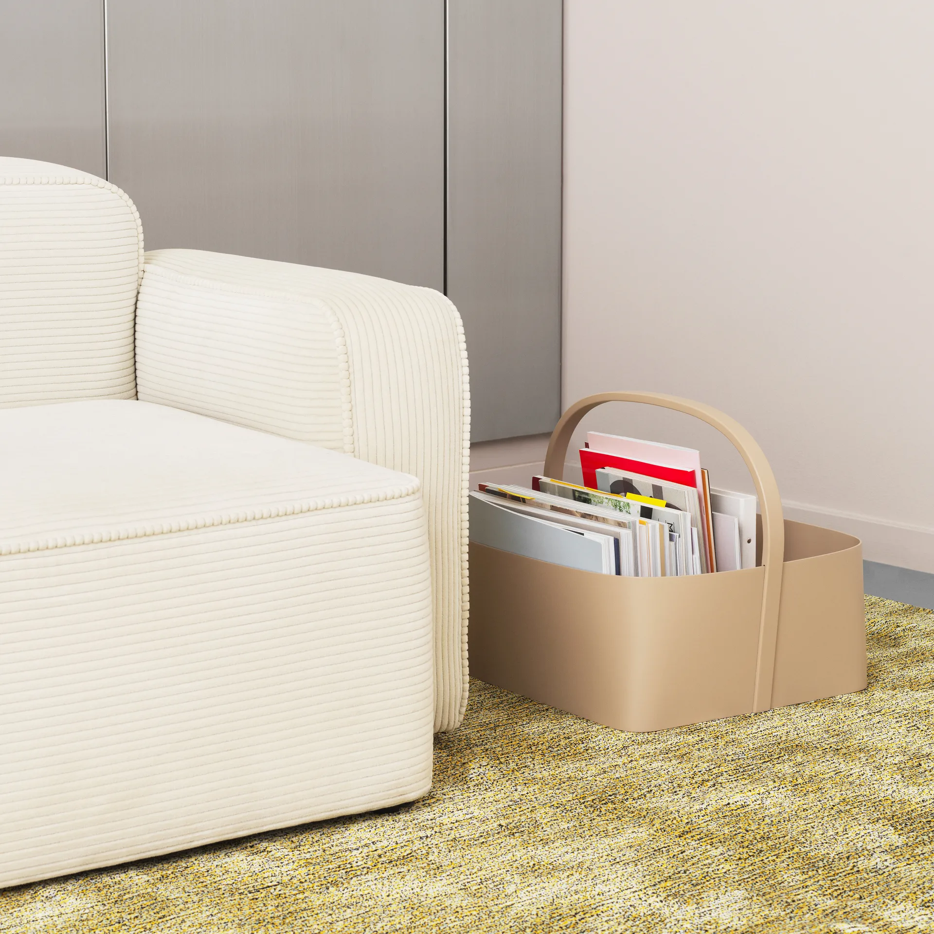 Shaker storage box 45x45 cm, 沙色 Normann Copenhagen