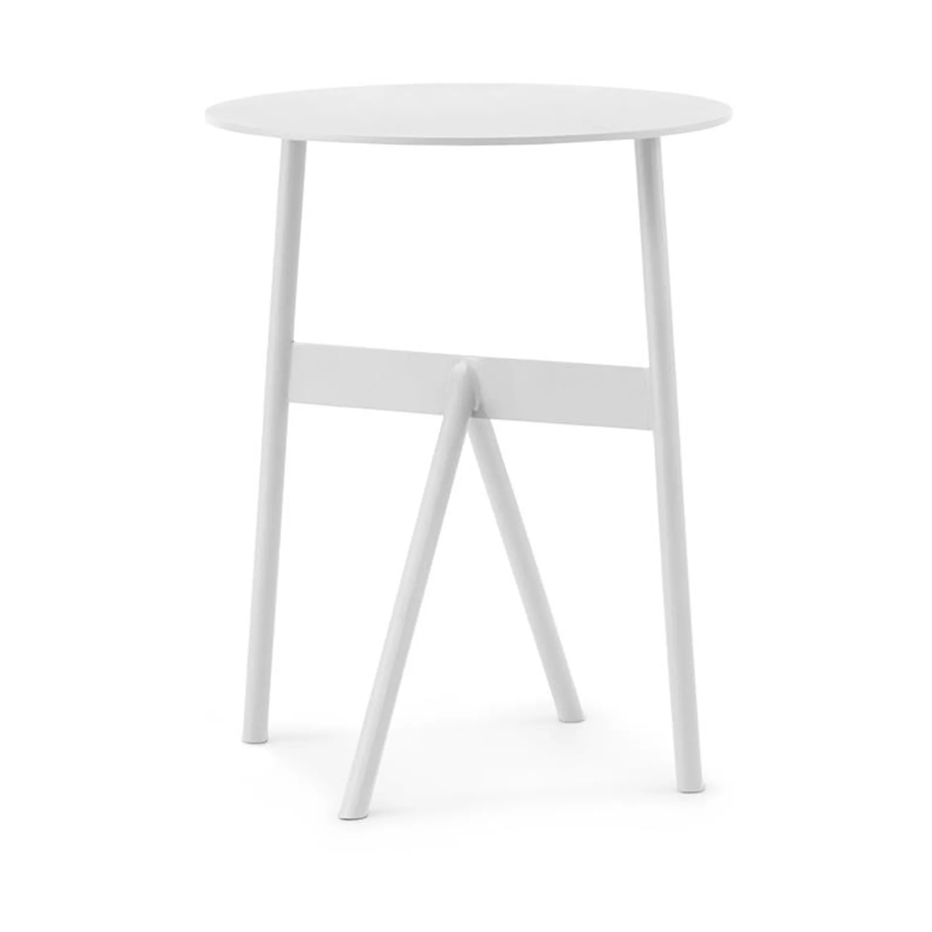 Stock 桌子 小边桌 Ø37 cm H:46 cm, 白色 Normann Copenhagen