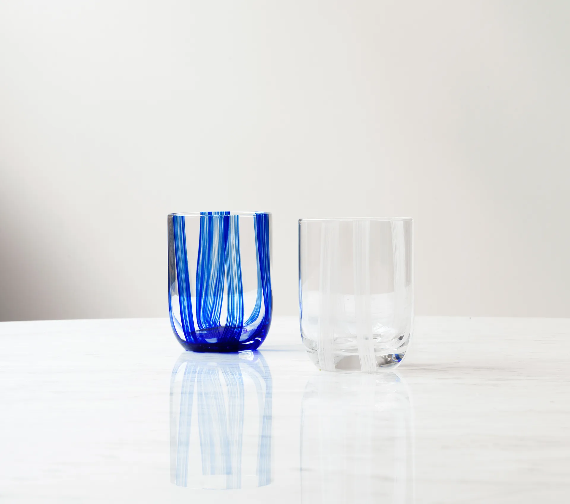 Stripe 玻璃制 39 cl, White Stripes Normann Copenhagen