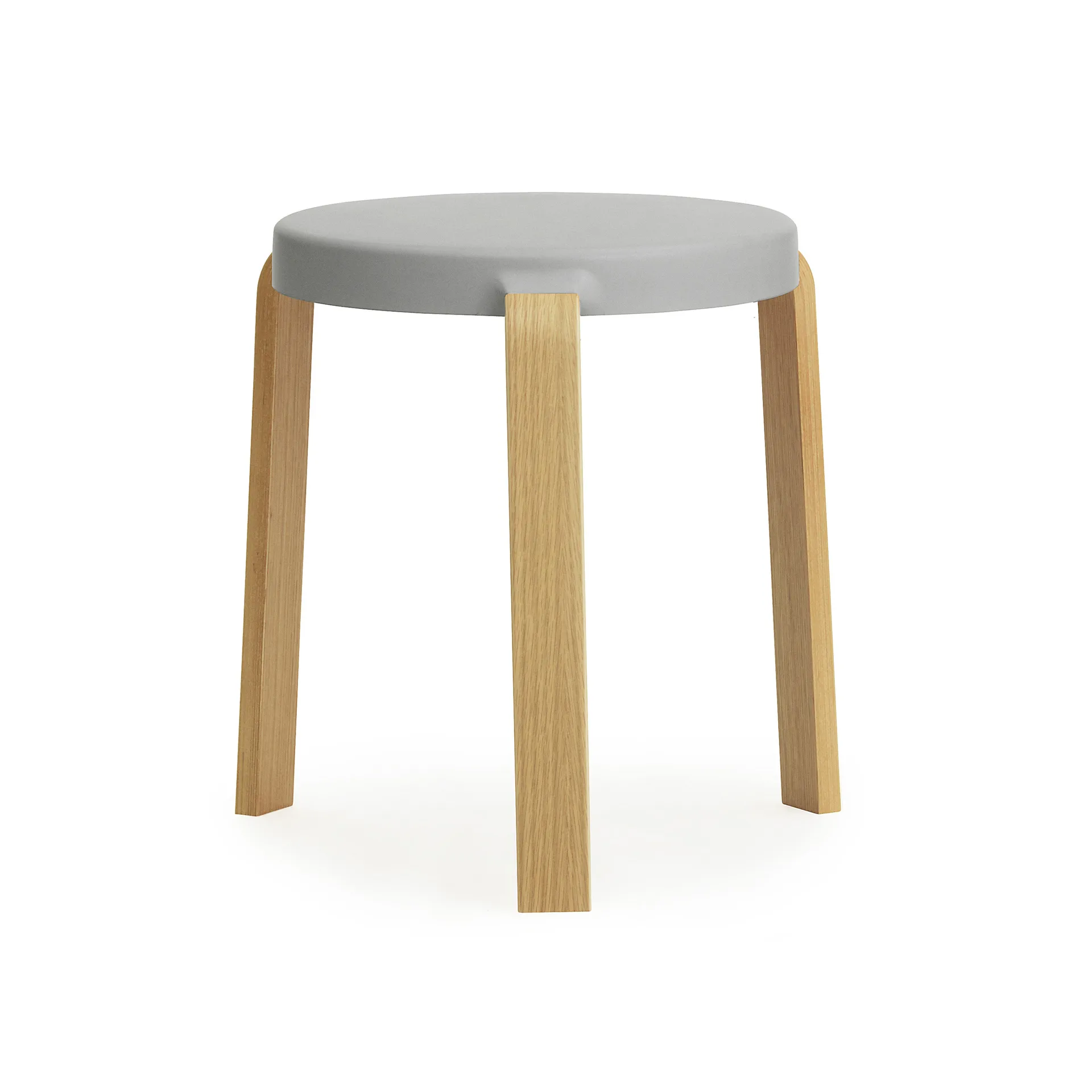 Tap stool 凳子, 灰色-oak Normann Copenhagen