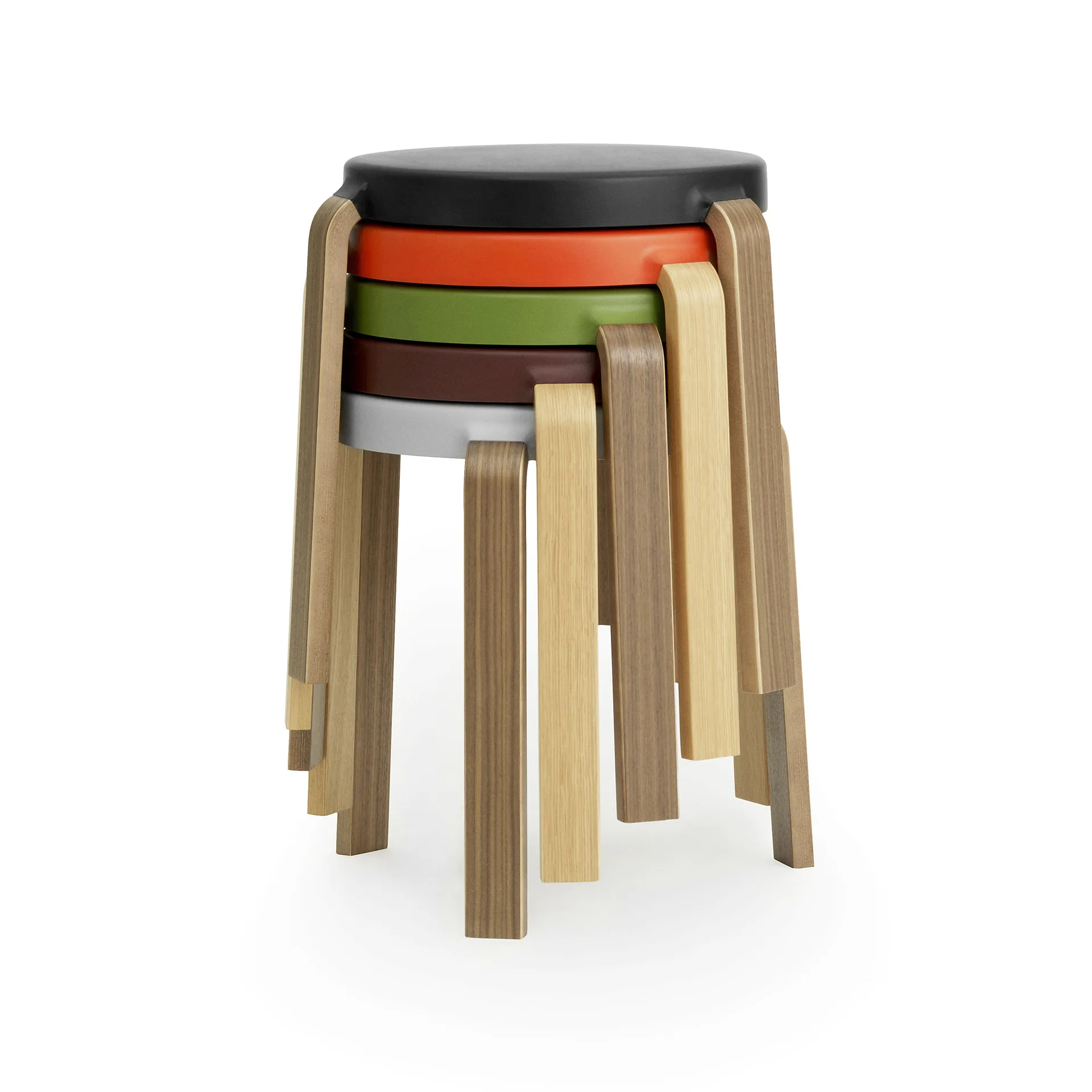Tap stool 凳子, 灰色-oak Normann Copenhagen